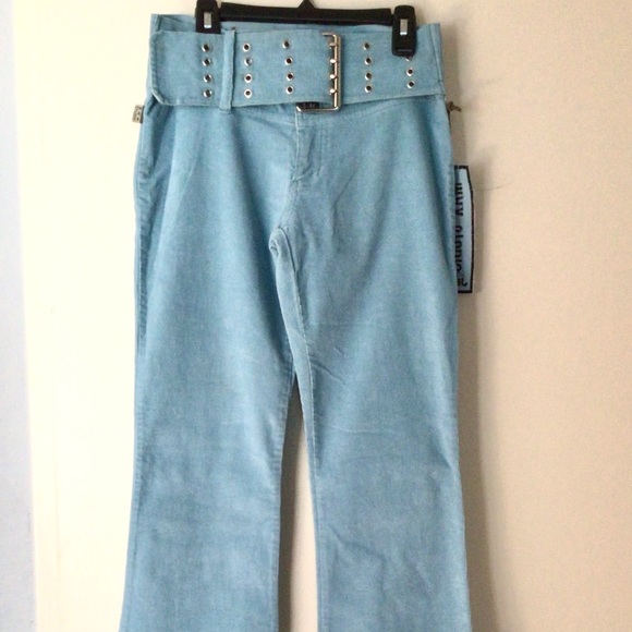 Vintage Pants - Vintage Max Studio Belted Corduroy Jeans
